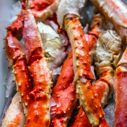 Boiled King Crab Legs, 冷凍日本帝王蟹蟹腳